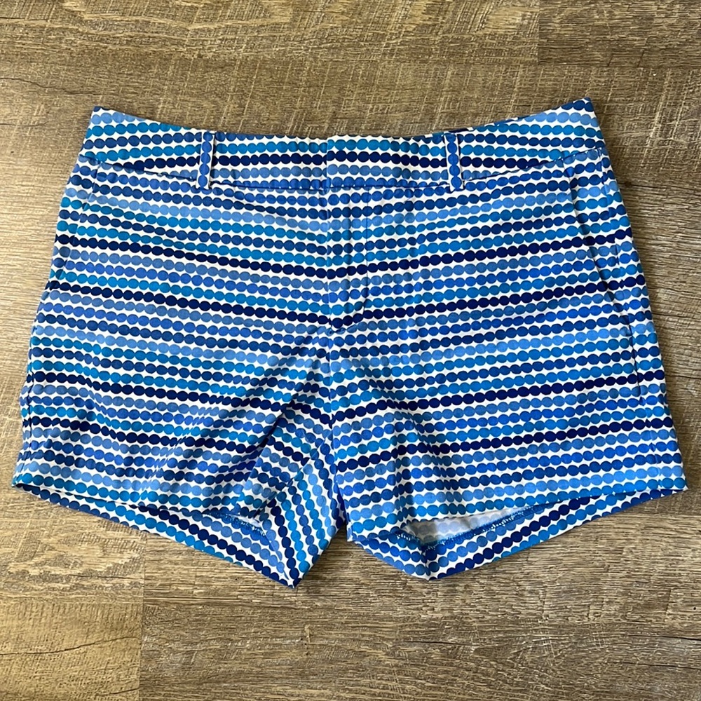 BANANA REPUBLIC Marimekko Collection Dot Blue Hampton Shorts Size 6